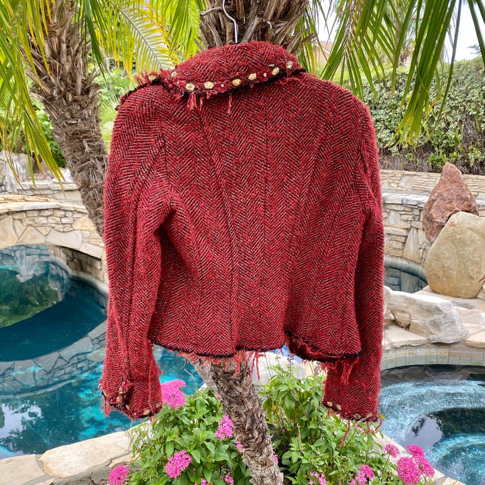 Red Jacket With Studs - image 3